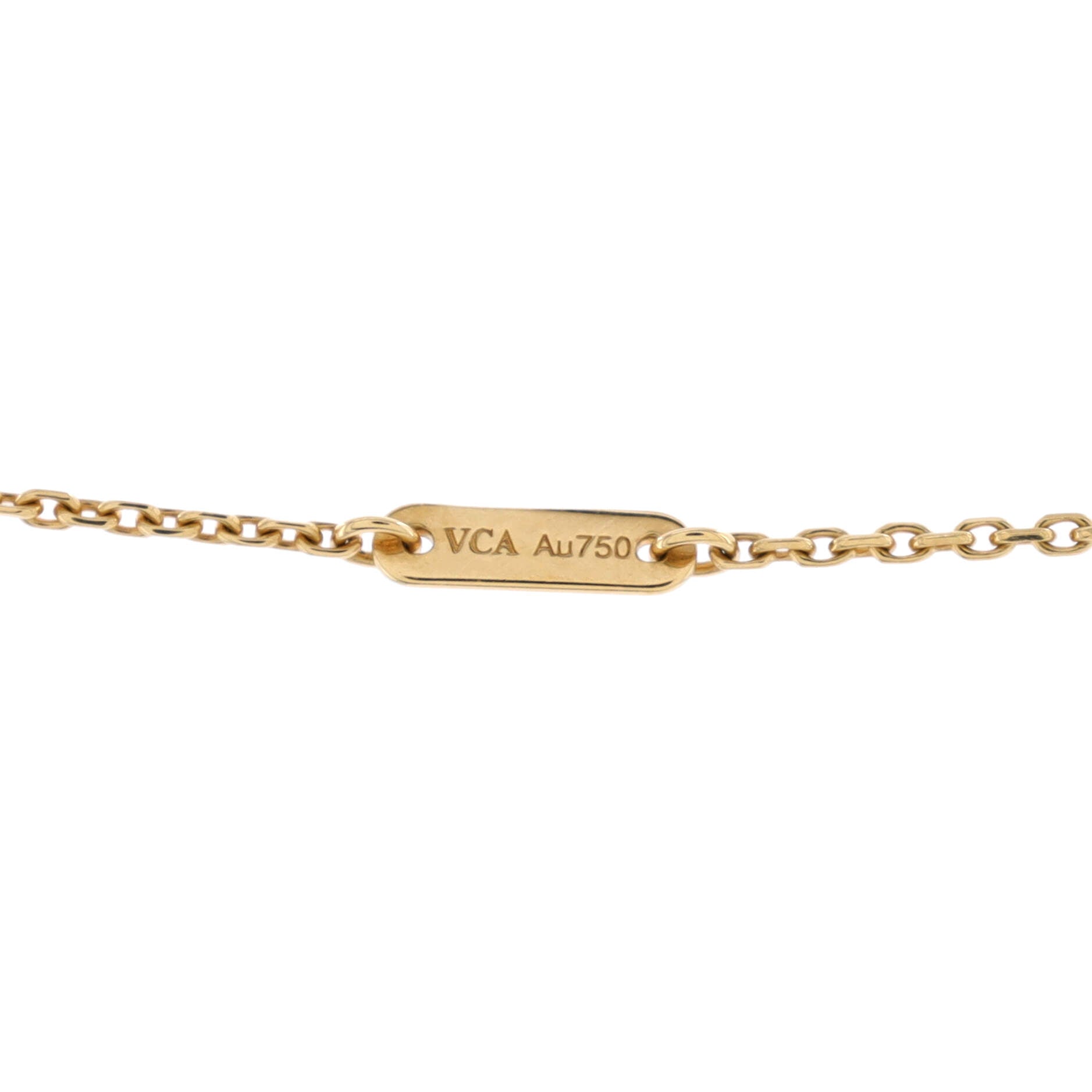 Frivole Pendant Necklace 18K Yellow Gold and Diamond Mini