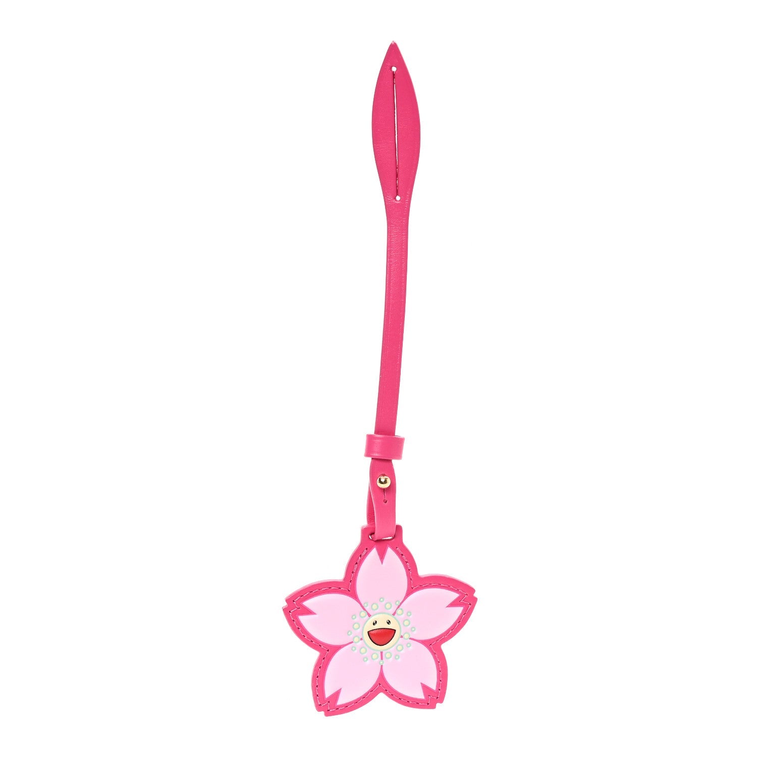 LV X TM Cherry Blossom Bag Charm Pink