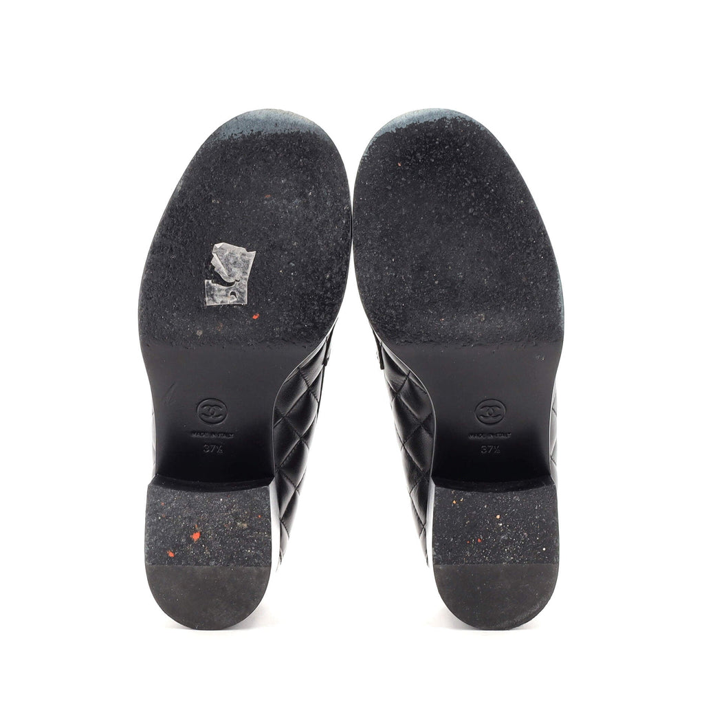 Women's CC Heart Loafers Quilted Leather