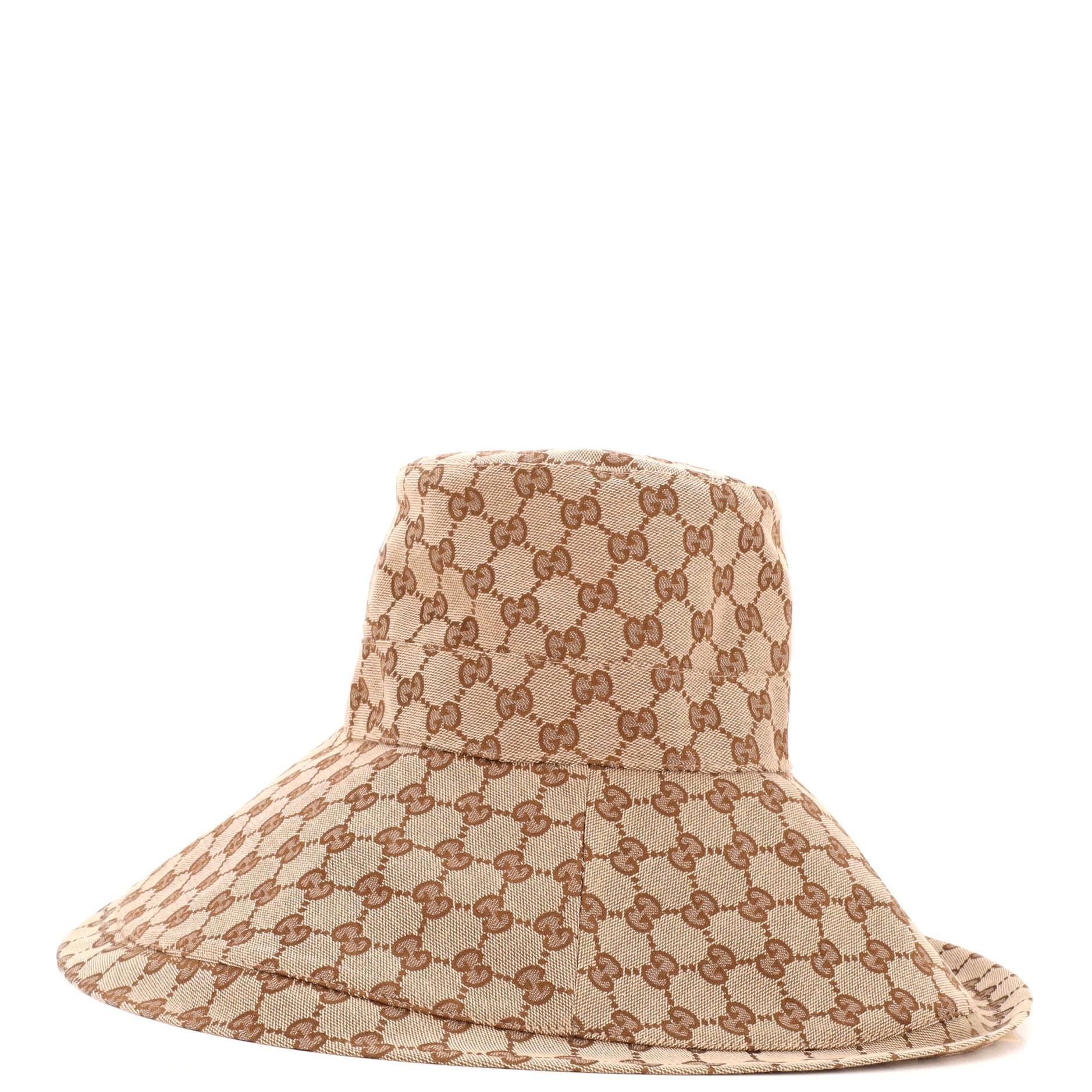 Wide Brim Hat GG Canvas
