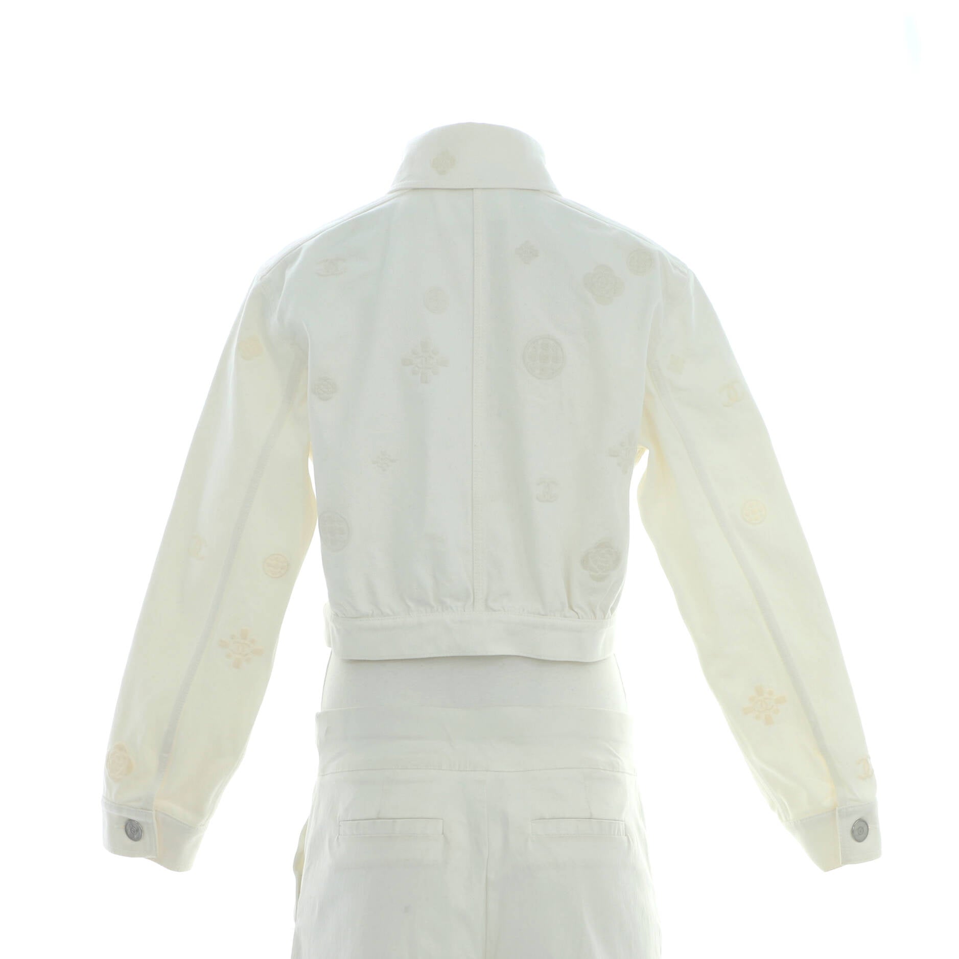 Women's Logo Button Up Jacket Denim