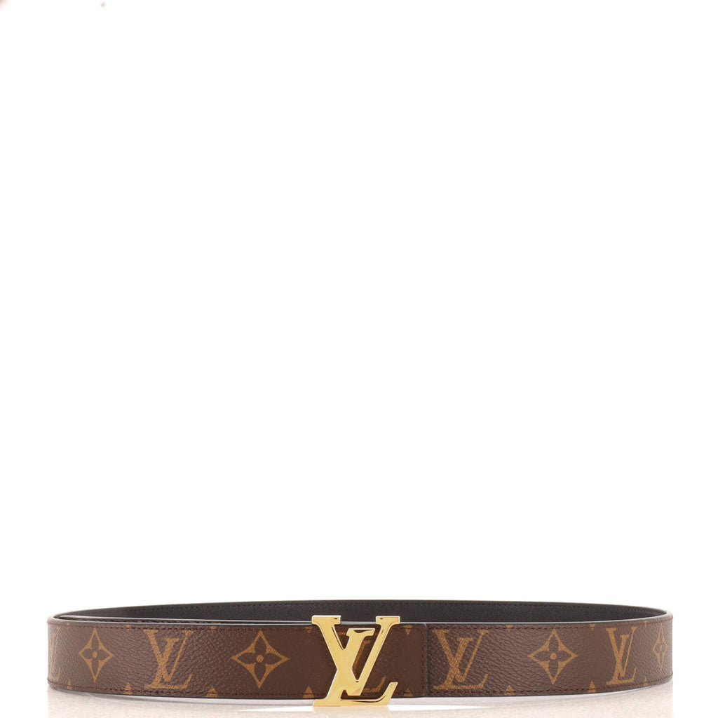 LV Initiales Reversible Belt Monogram Canvas and Leather Medium 85