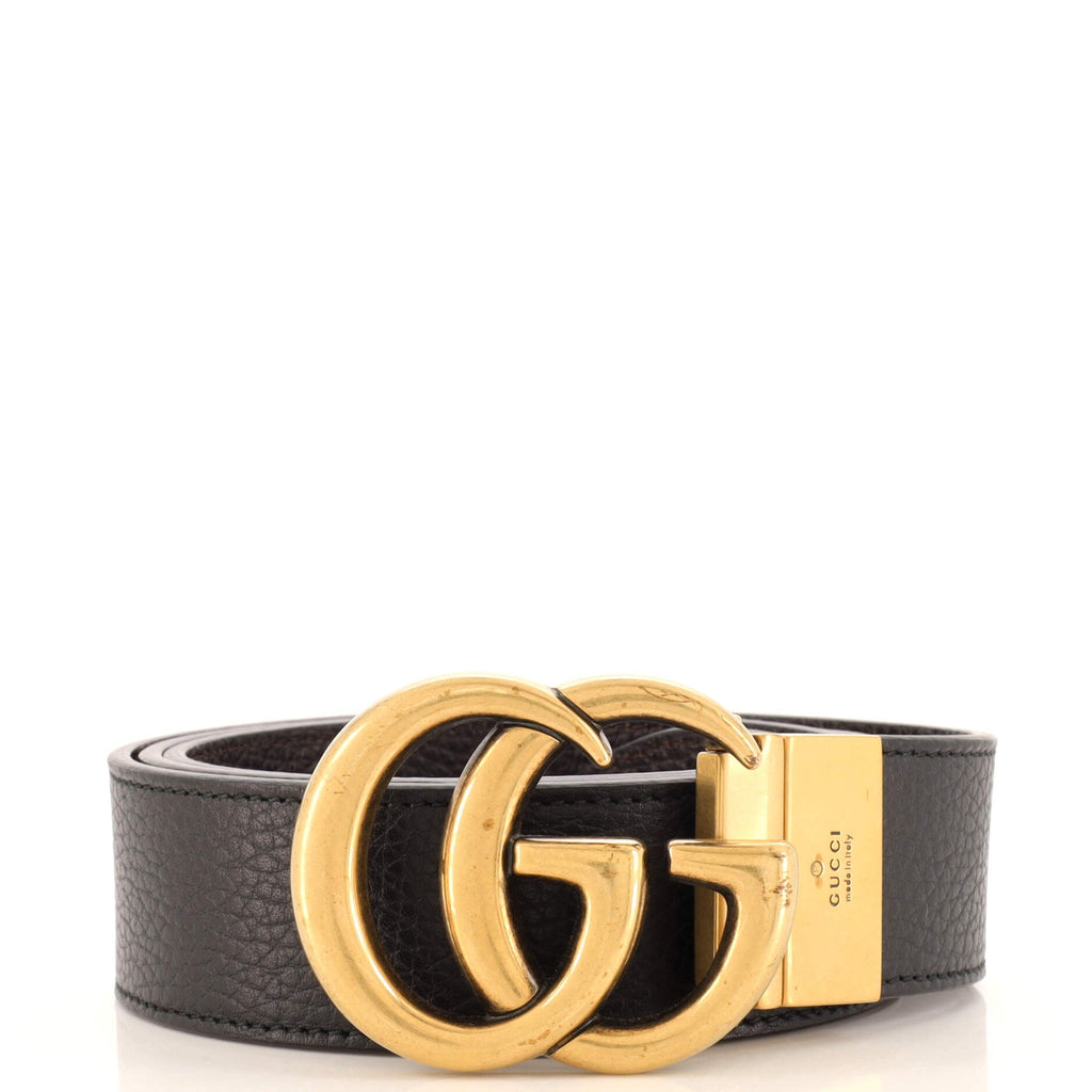 GG Marmont Reversible Belt Leather Wide 100