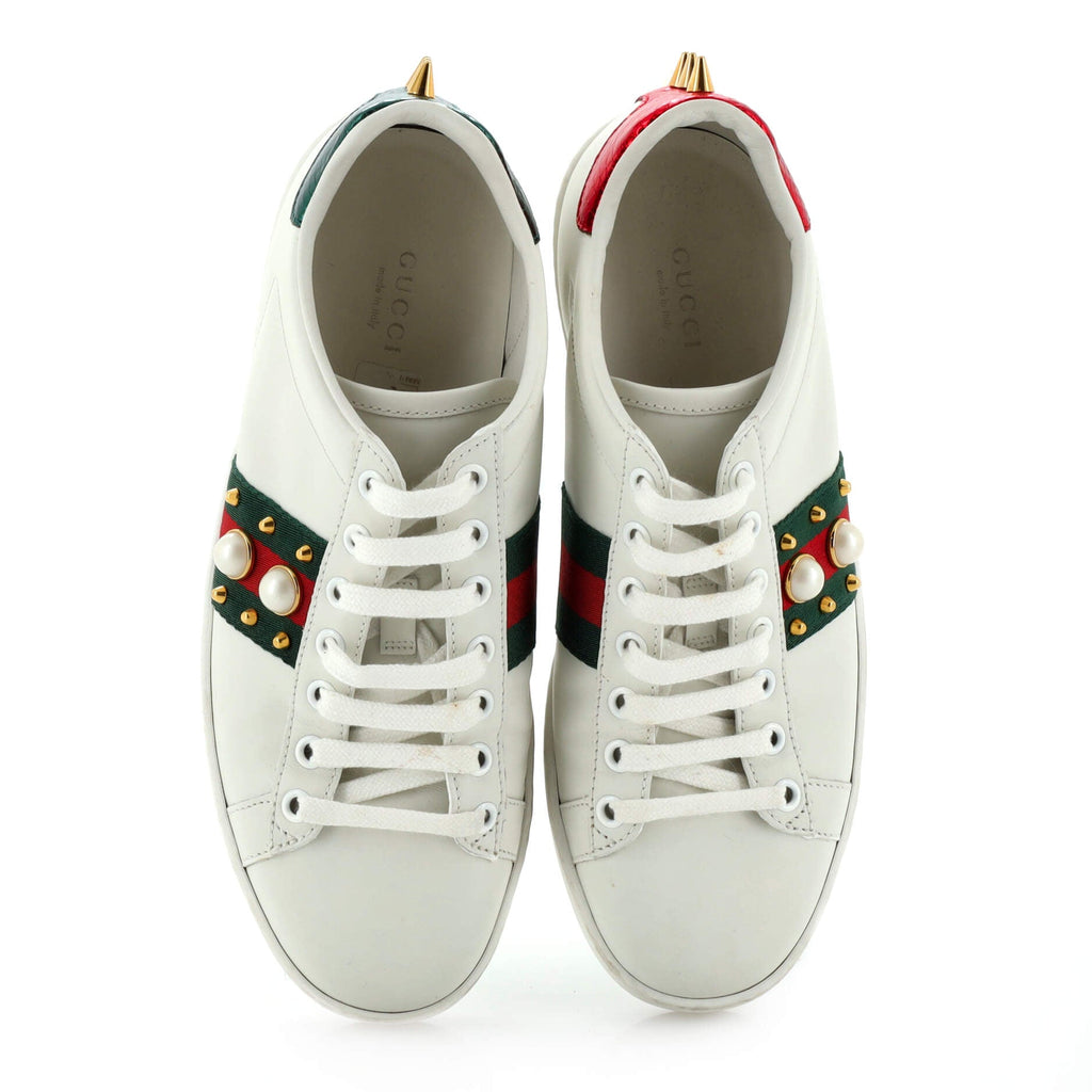 Ace Sneakers Embellished Leather