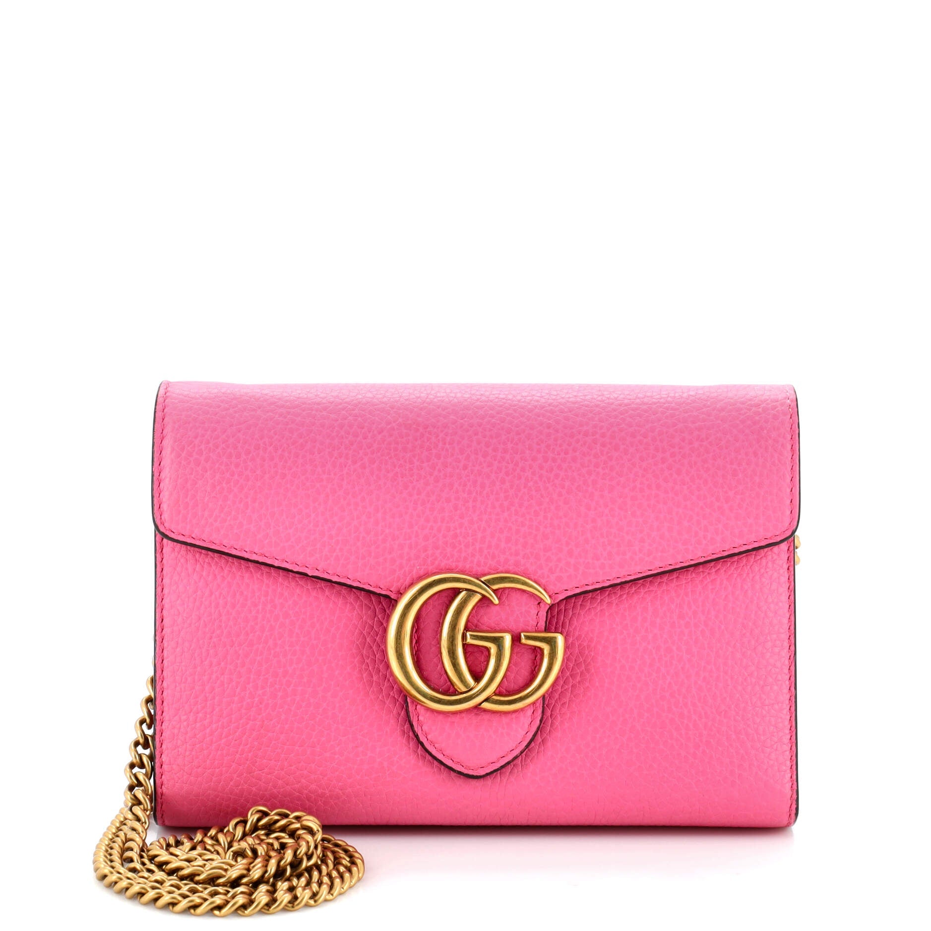 GG Marmont Chain Wallet Leather Mini
