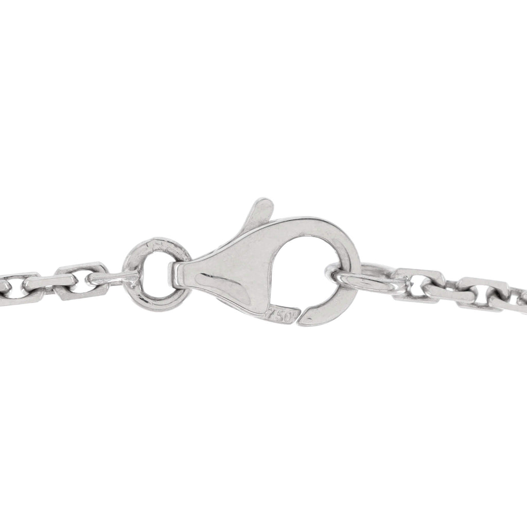 Love Interlocking Necklace 18K White Gold and Diamonds