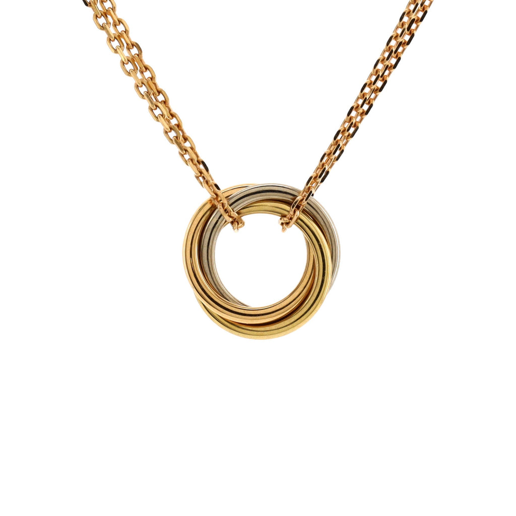 Trinity Choker Necklace 18K Tricolor Gold