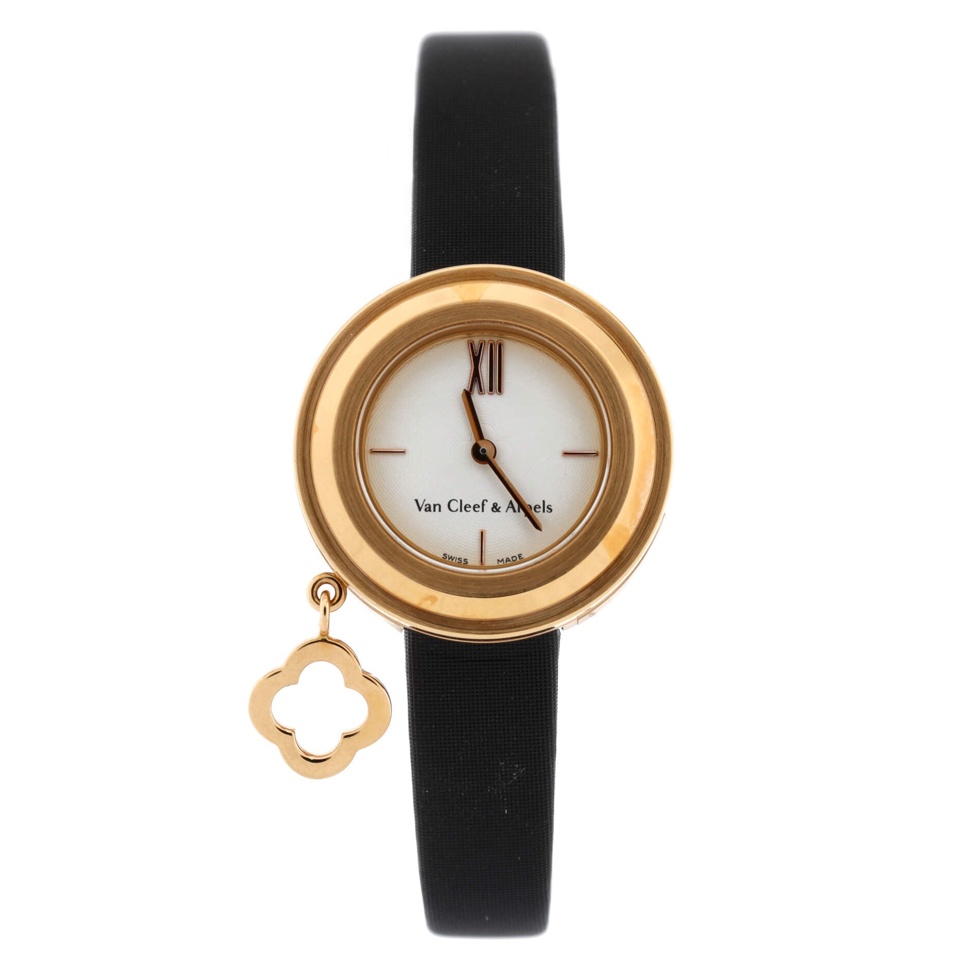 Charms Quartz Watch Rose Gold and Satin 25