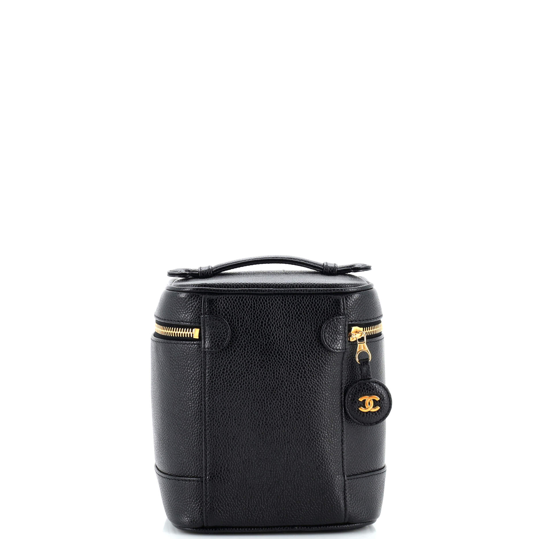 Vintage Timeless Cosmetic Case Caviar Tall