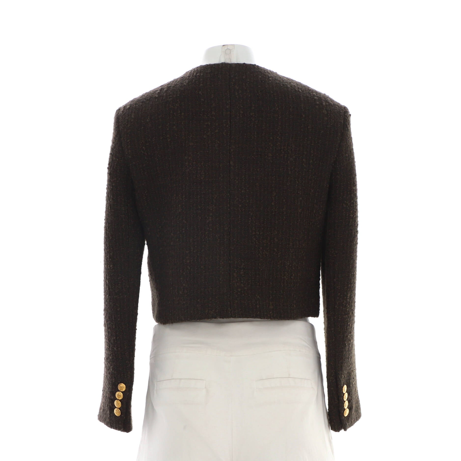 Women's Double Button Up Jacket Tweed