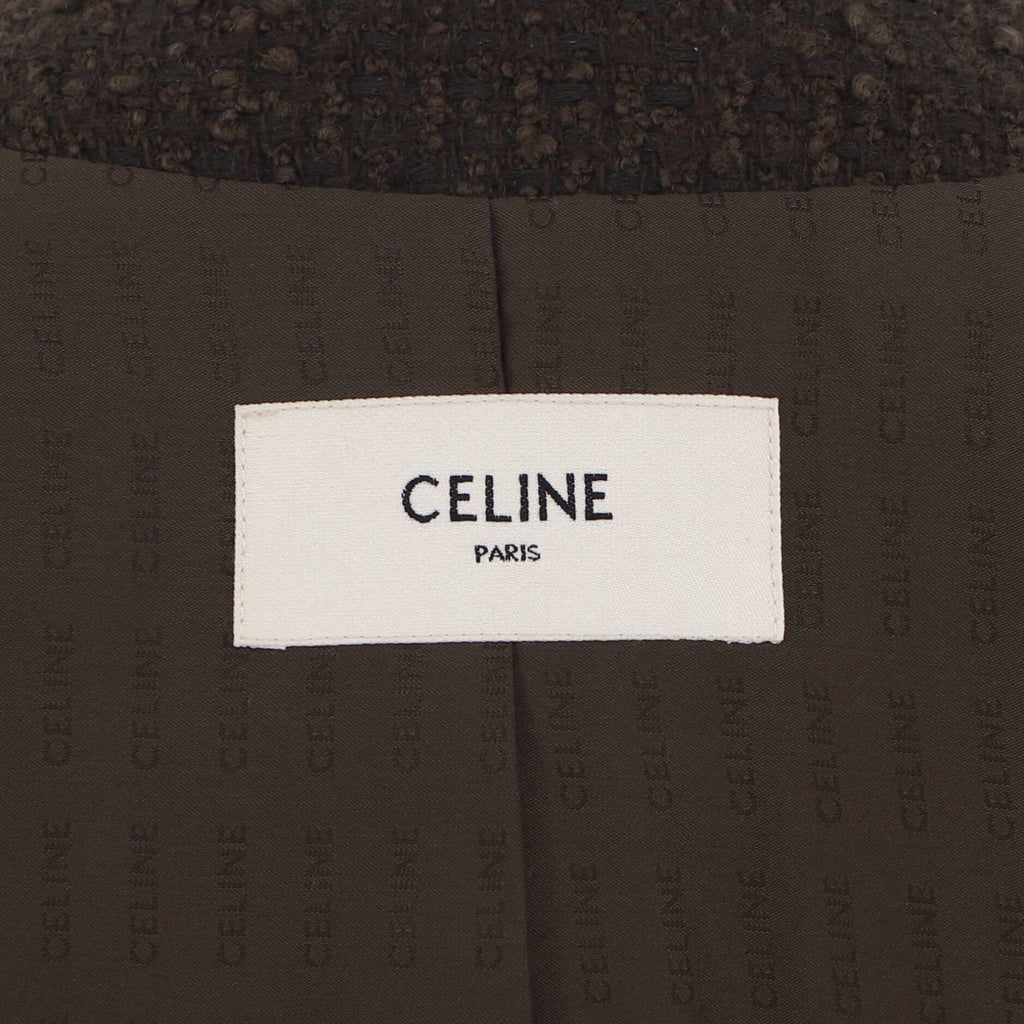 Women's Double Button Up Jacket Tweed
