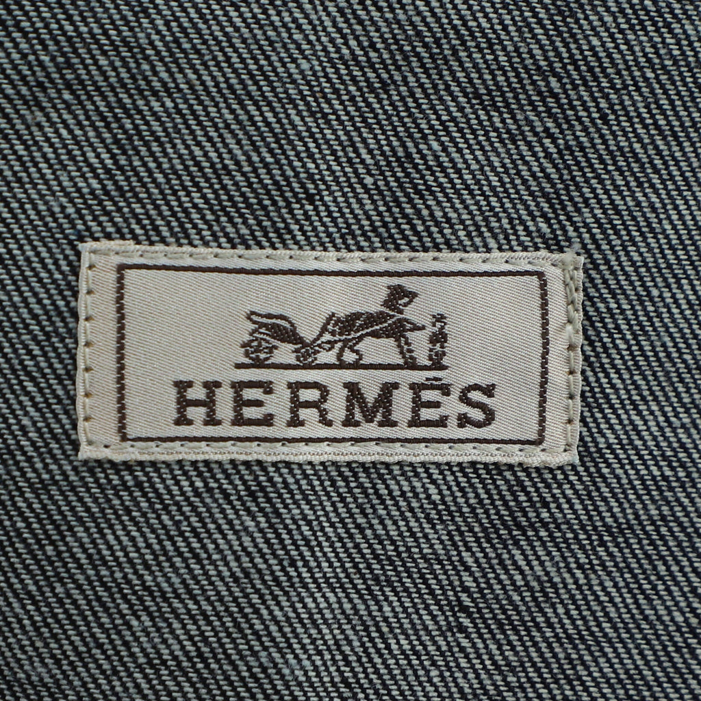 Men's Icones au Carre Jacket Embroidered Denim