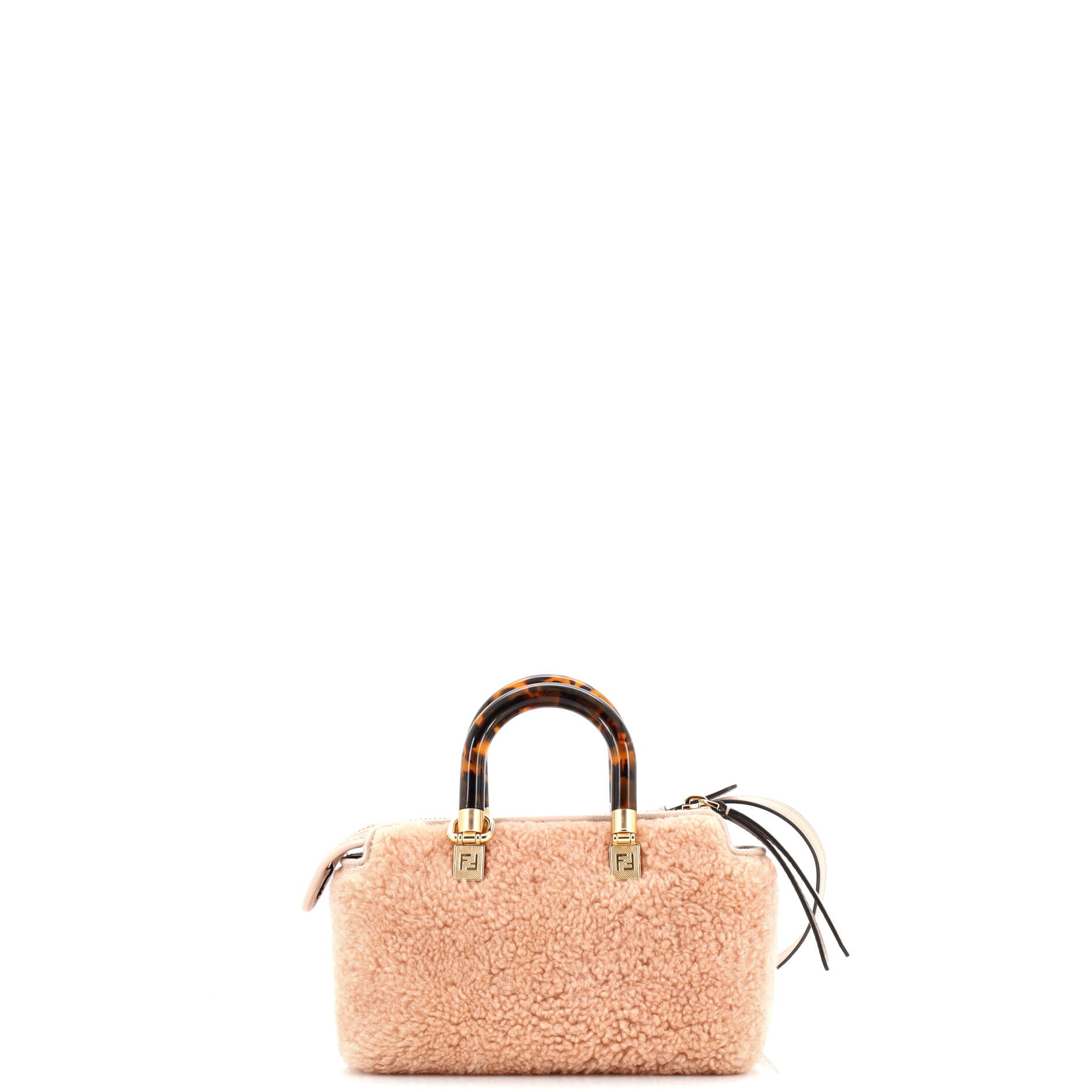Logo By The Way Top Handle Bag Shearling Mini