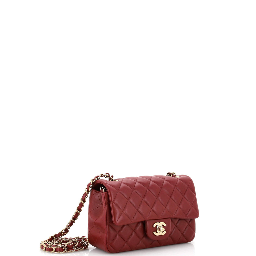 Classic Single Flap Bag Quilted Lambskin Mini