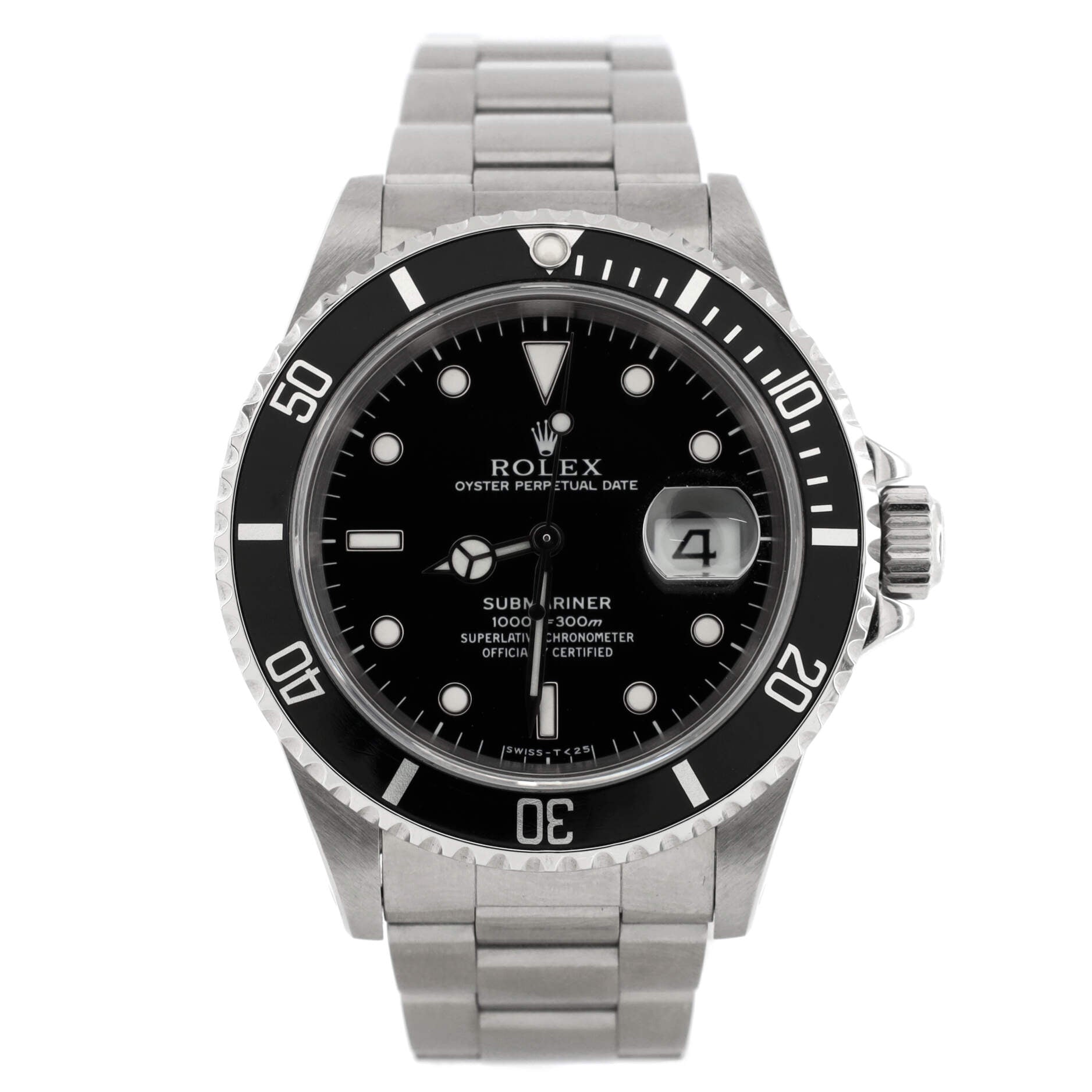 Oyster Perpetual Submariner Date Automatic Watch Stainless Steel 40