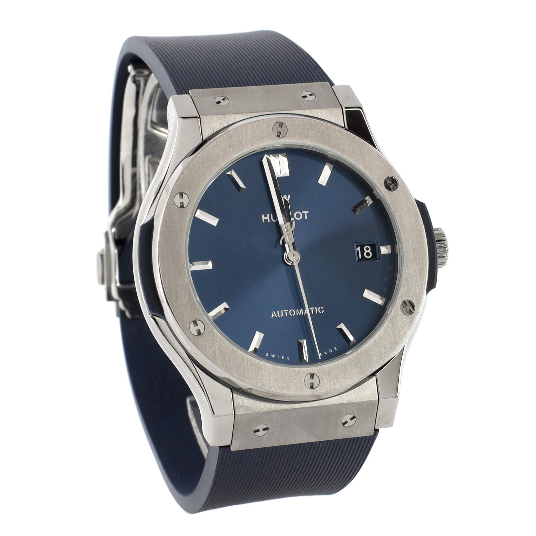 Classic Fusion Automatic Watch Titanium and Rubber 45