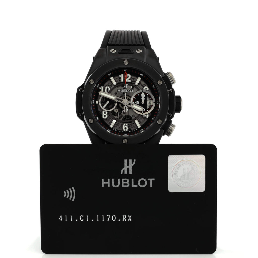 Big Bang Unico Chronograph Automatic Watch Titanium and Rubber with Ceramic 45