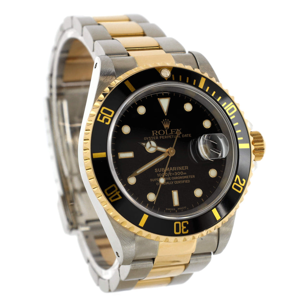 Oyster Perpetual Submariner Date Automatic Watch Stainless Steel with Yellow Gold 40