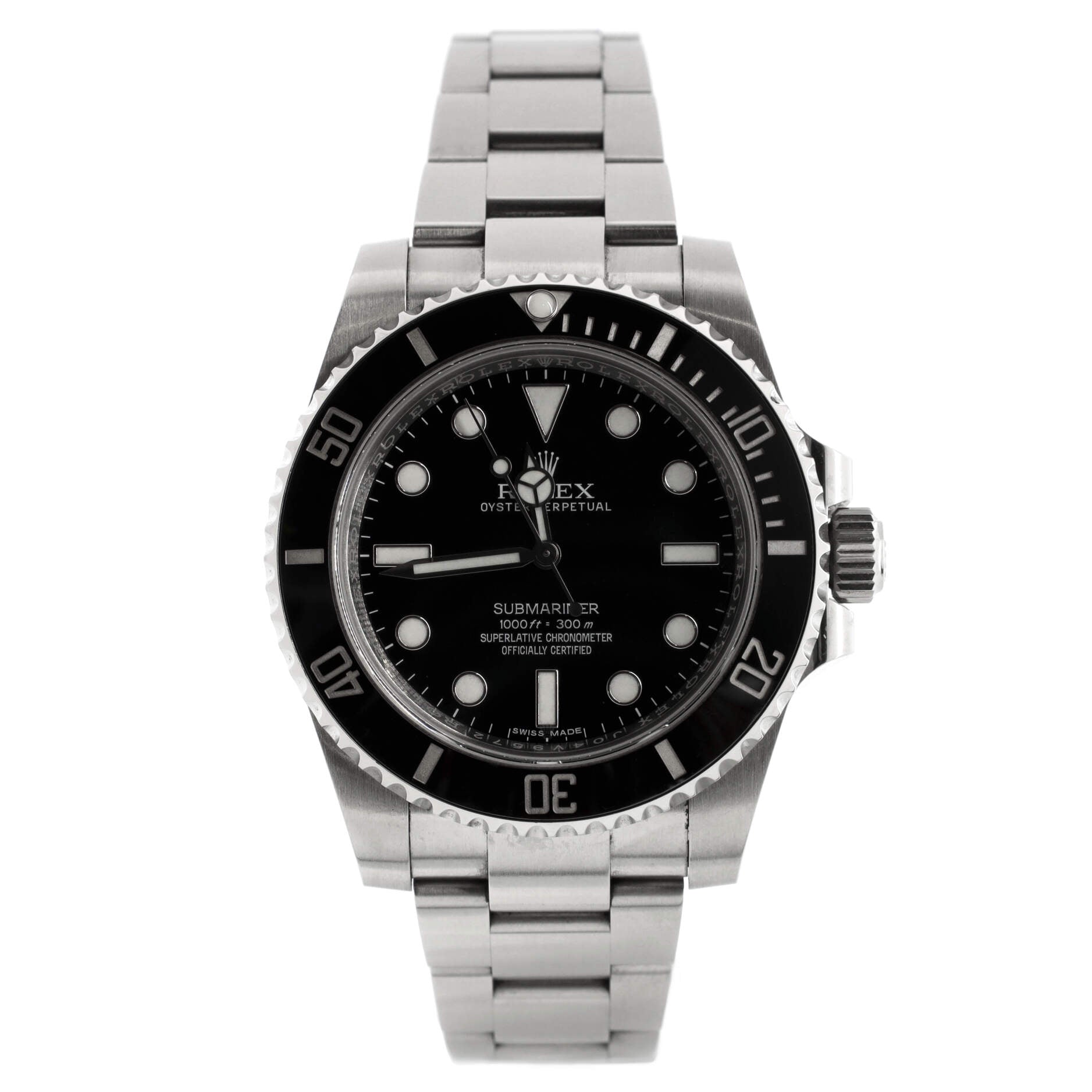 Oyster Perpetual Submariner Automatic Watch Stainless Steel and Cerachrom 40