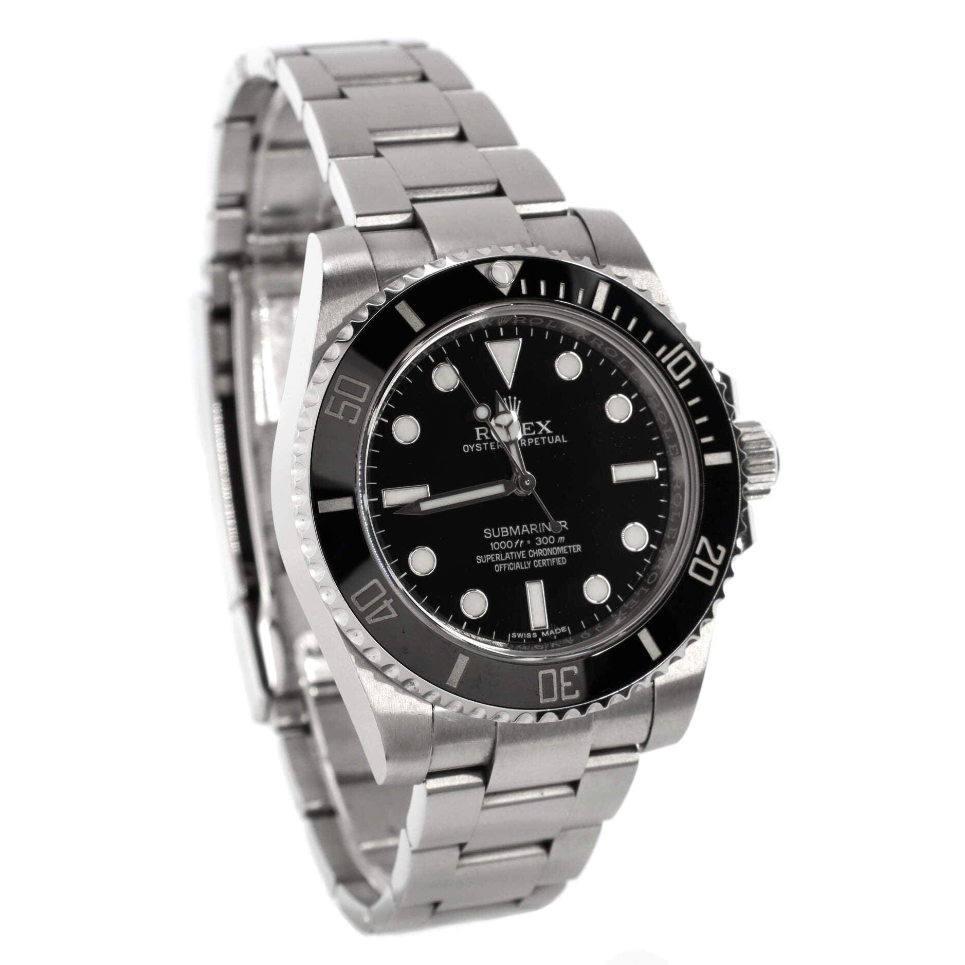 Oyster Perpetual Submariner Automatic Watch Stainless Steel and Cerachrom 40