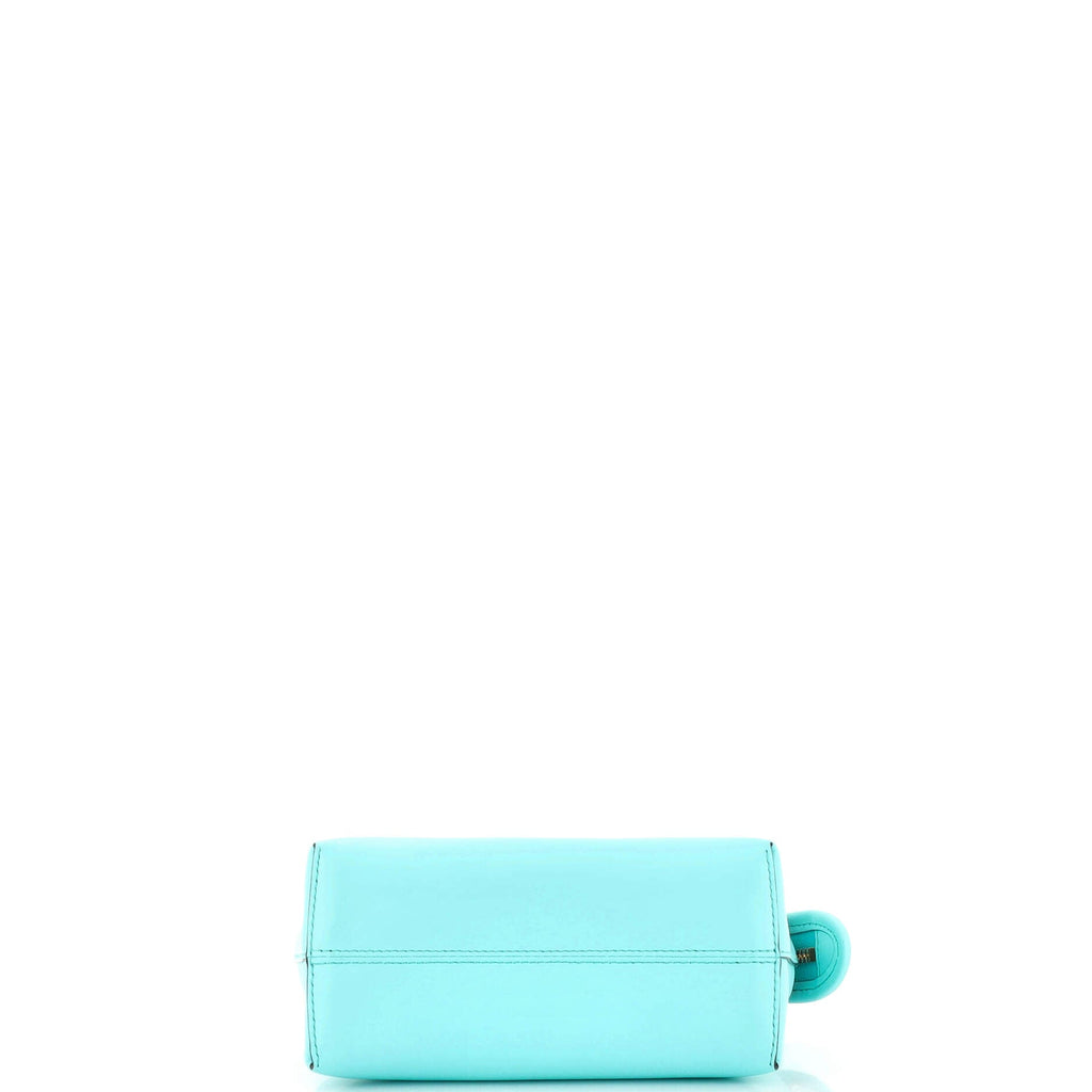 Logo By The Way Top Handle Bag Embossed Leather Mini