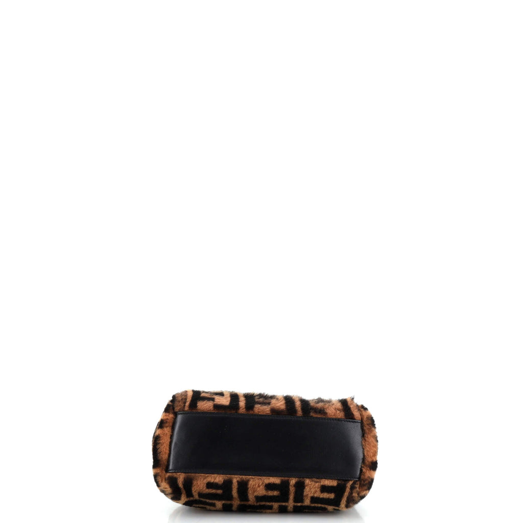 Peekaboo Bag Zucca Shearling Mini