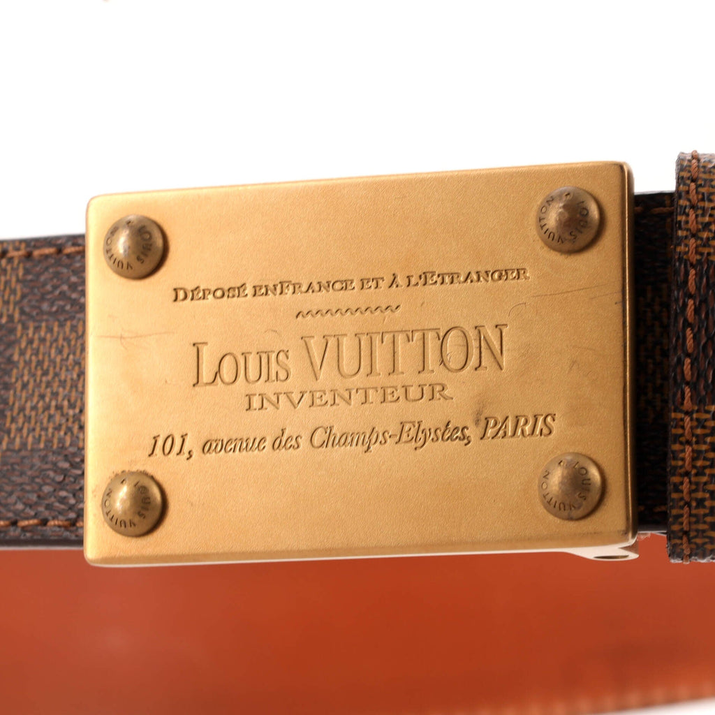 Inventeur Belt Damier Medium 80