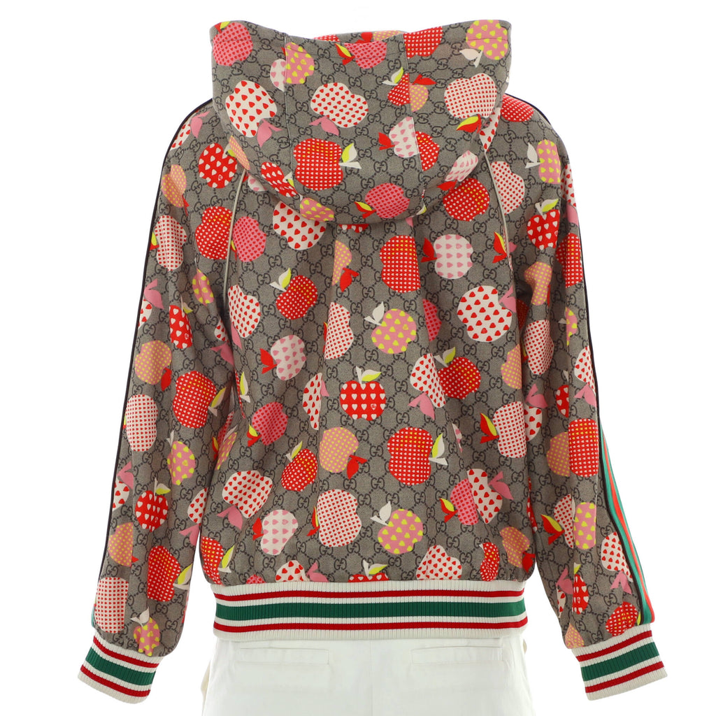 Women's Les Pommes Zip Track Jacket Polyester and Cotton Blend