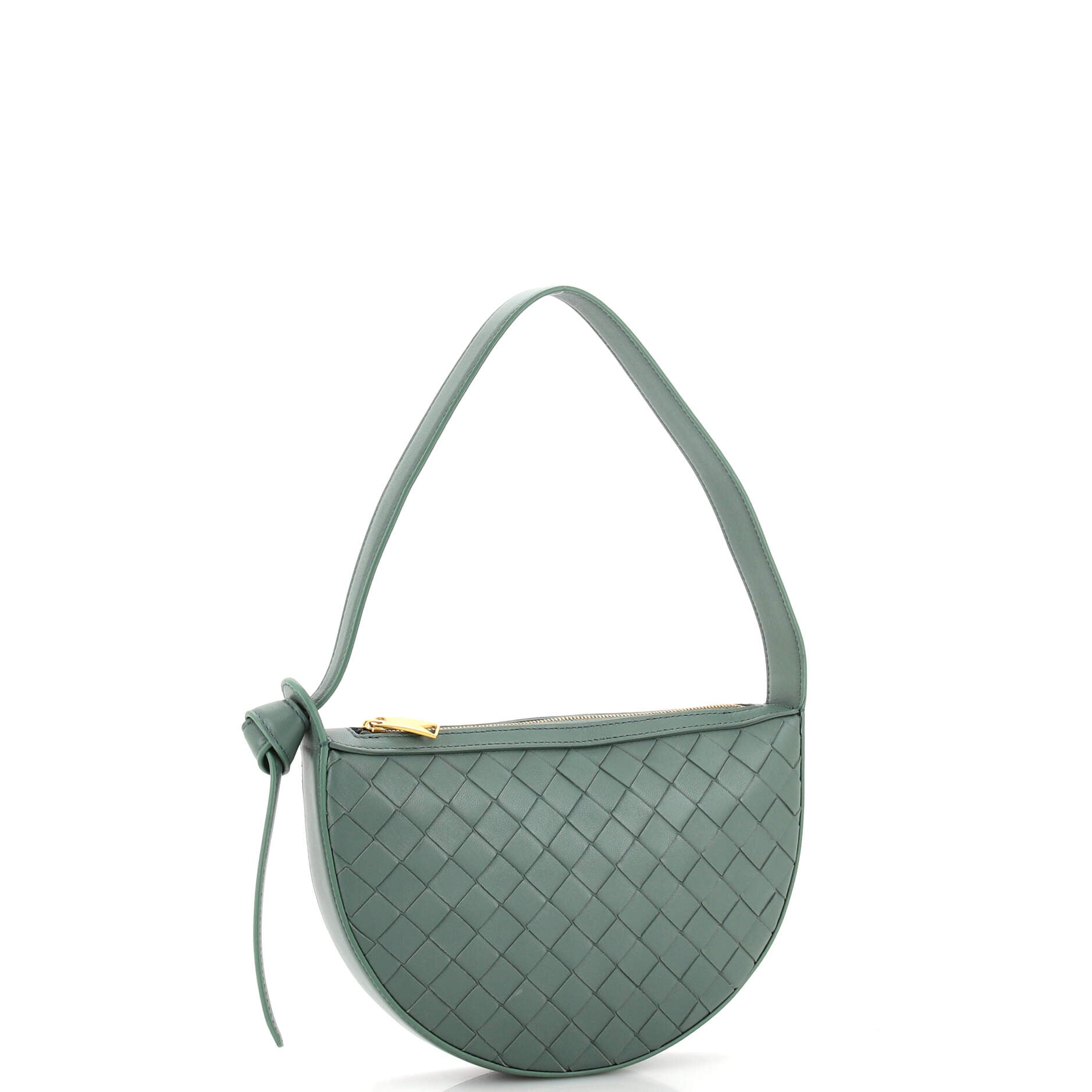 Sunrise Shoulder Bag Intrecciato Leather Mini