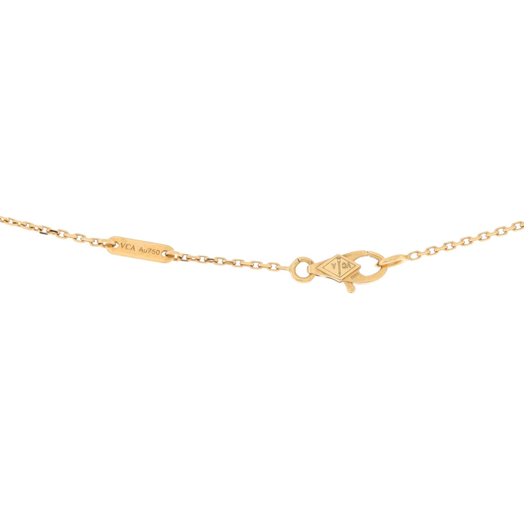Frivole Pendant Necklace 18K Yellow Gold and Diamond Mini