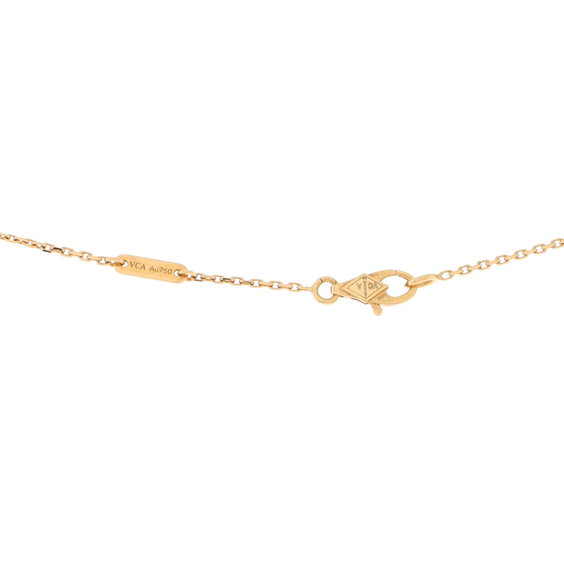 Frivole Pendant Necklace 18K Yellow Gold and Diamond Mini