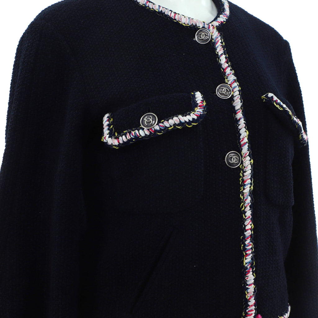 Women's Two Pocket CC Button Up Jacket Tweed