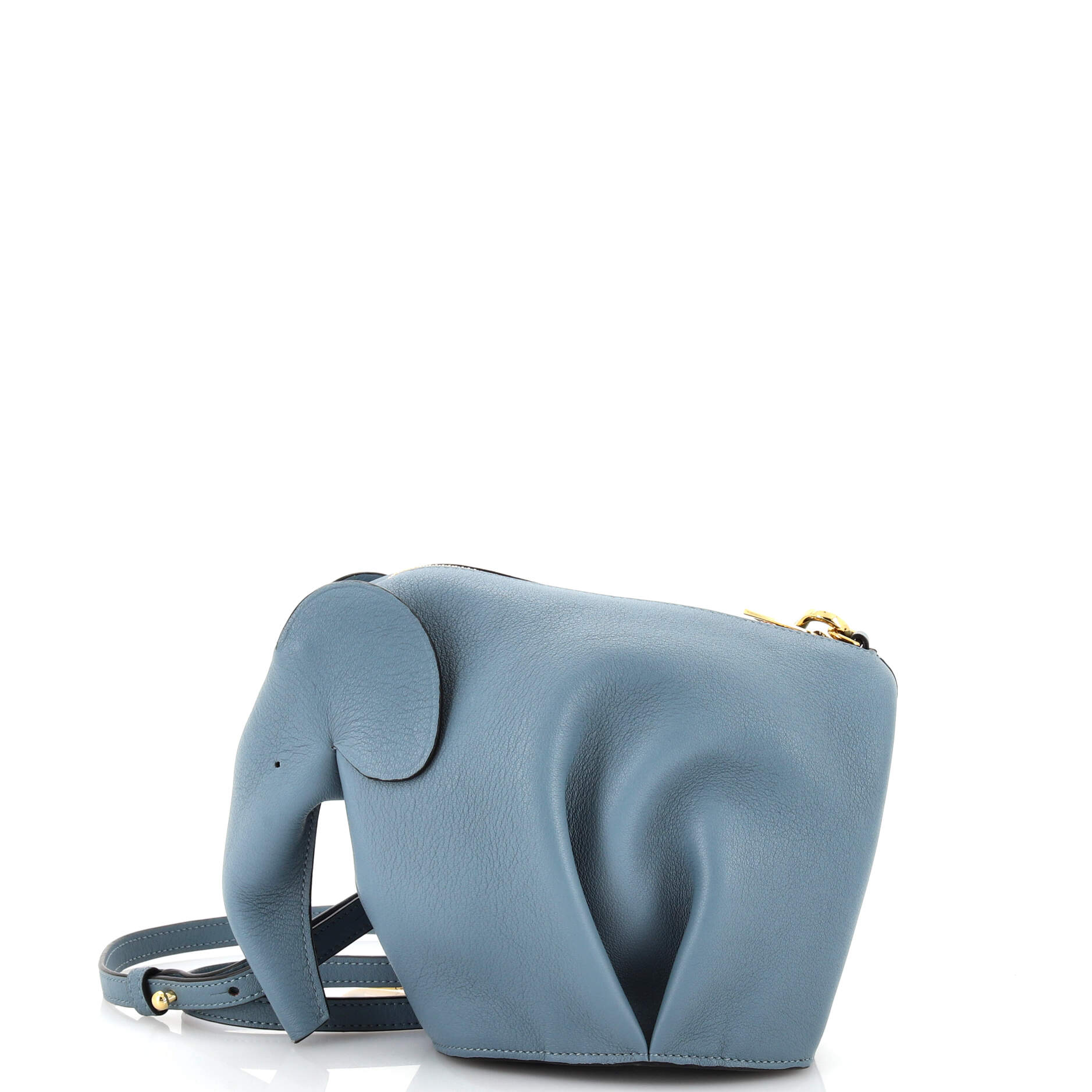 Elephant Crossbody Bag Leather Mini