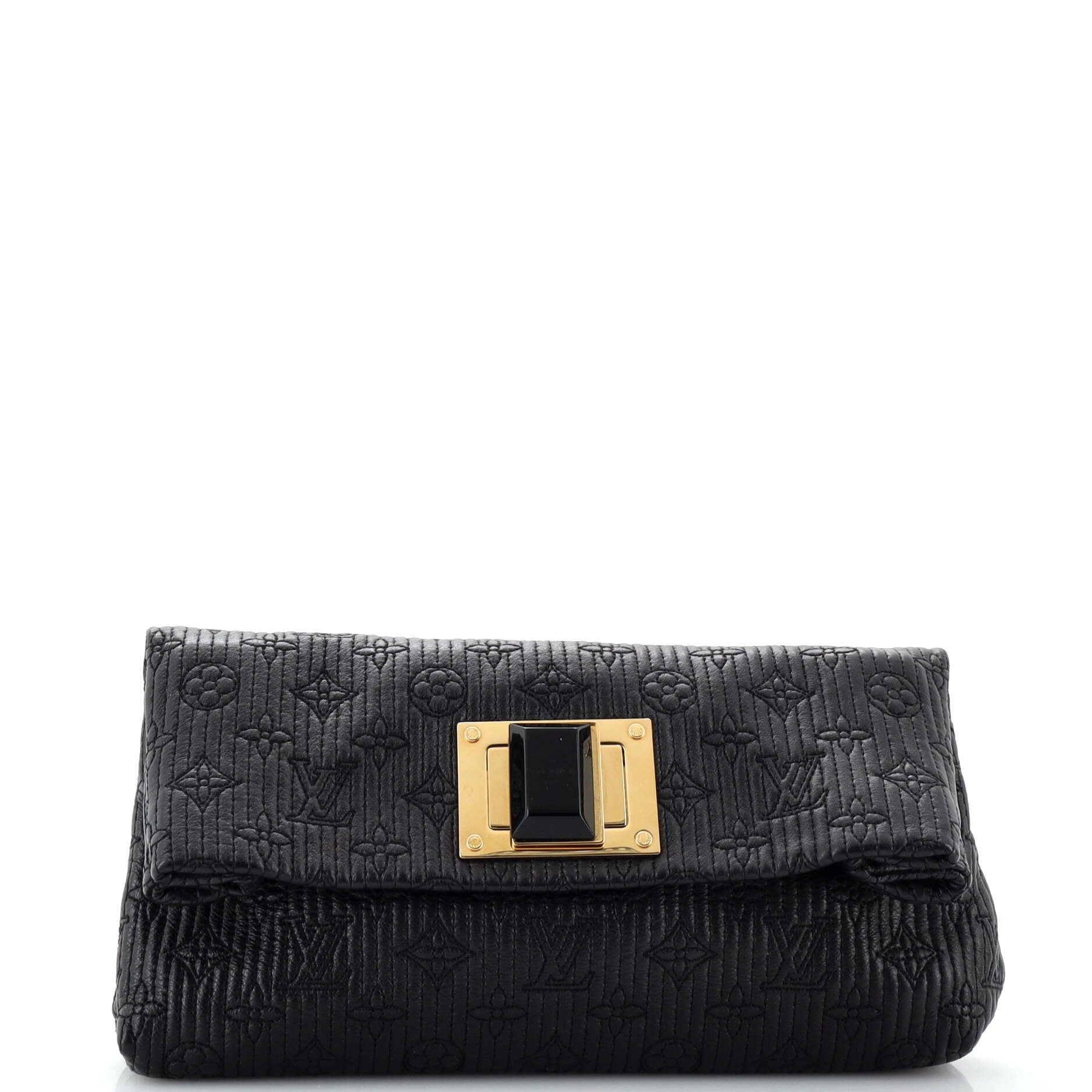 Altair Clutch Monogram Jacquard Textile