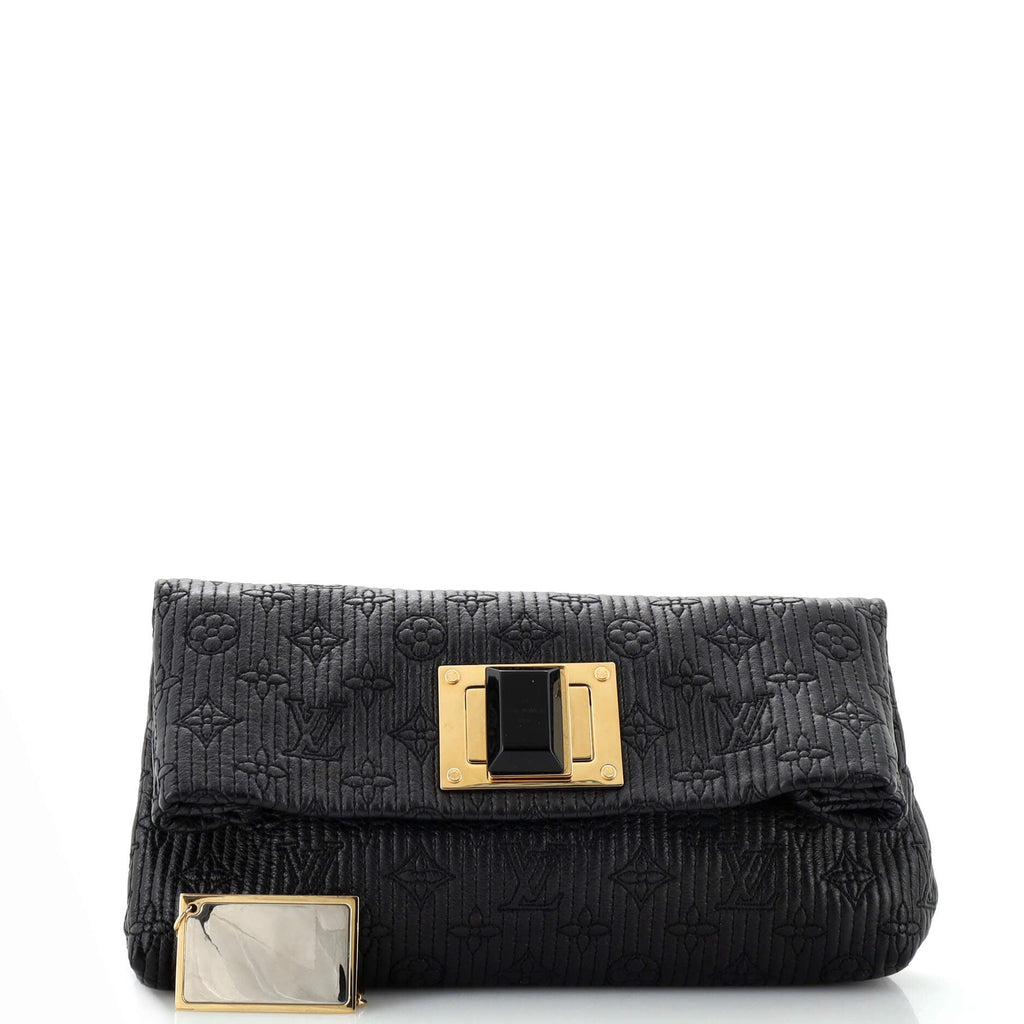 Altair Clutch Monogram Jacquard Textile