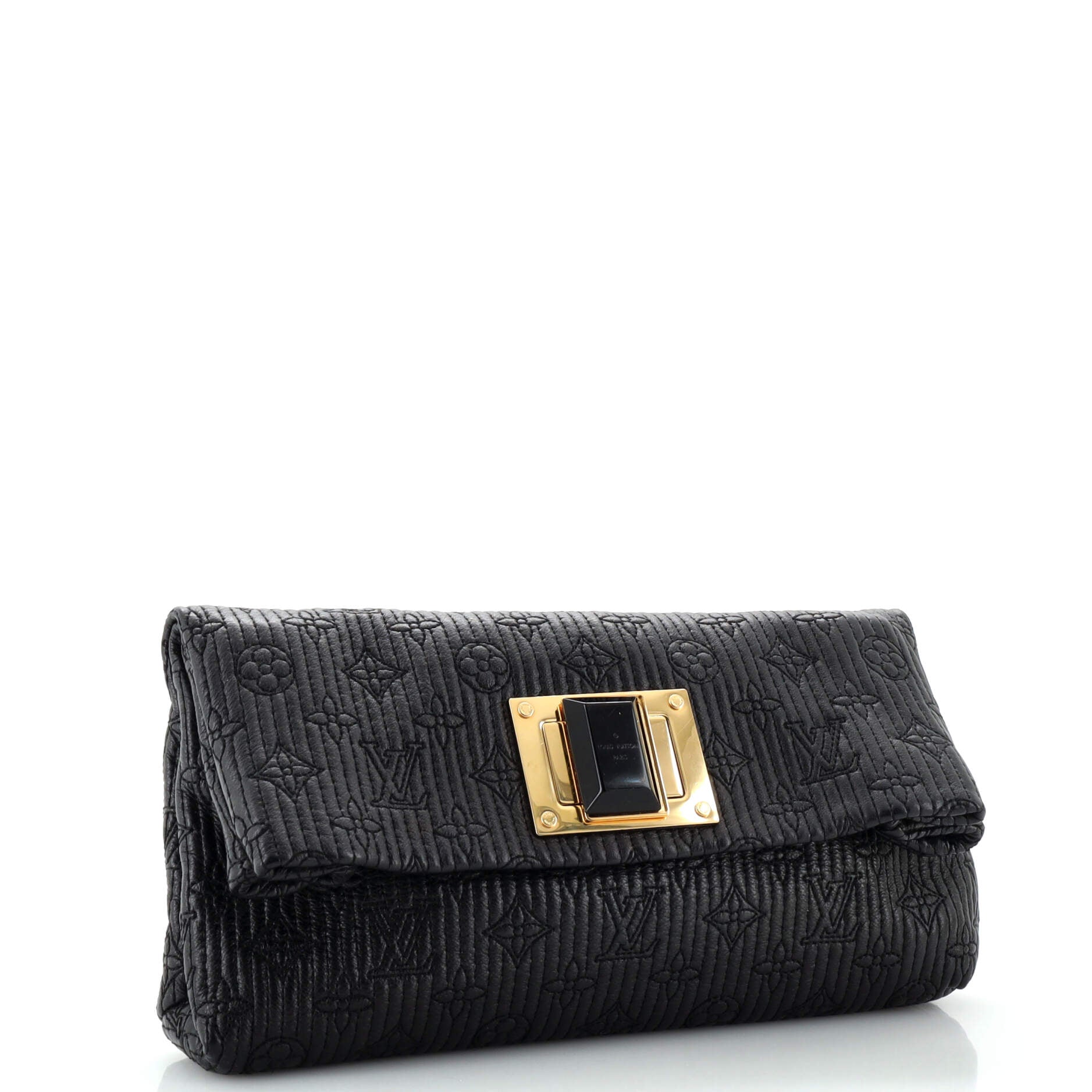 Altair Clutch Monogram Jacquard Textile