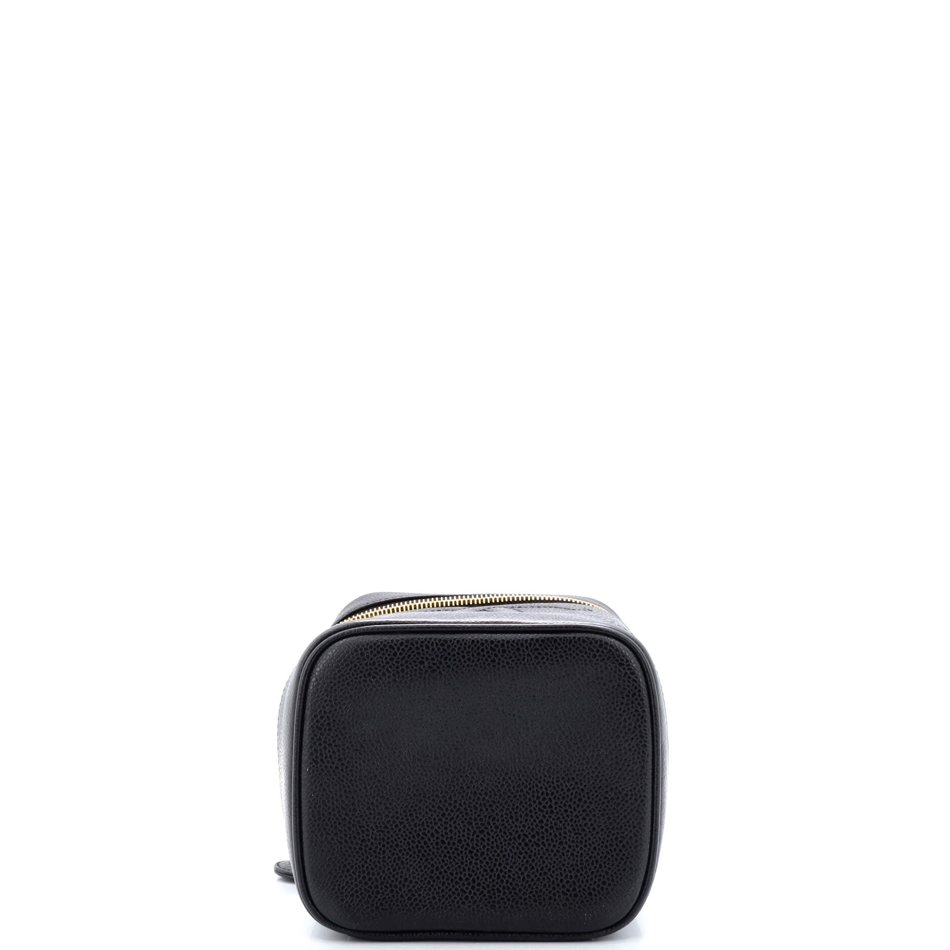 Vintage Timeless Cosmetic Case Caviar Tall