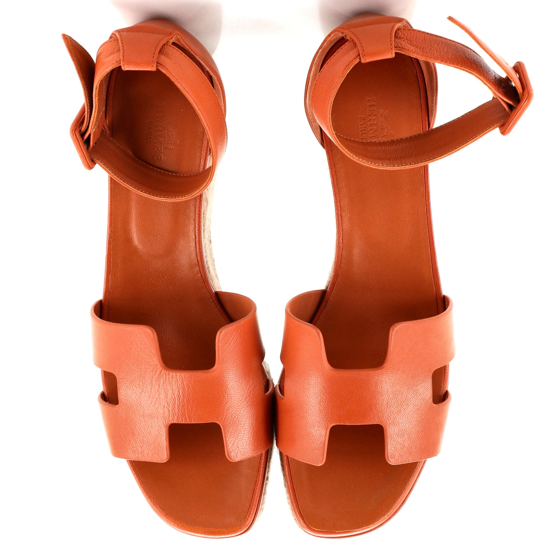 Women's Elda Wedge Espadrilles Leather