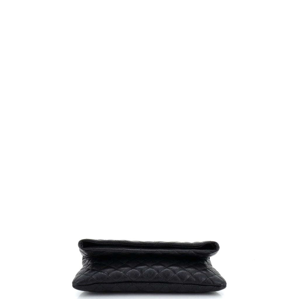 Classic Monogram Fold Over Clutch Mixed Matelasse Leather