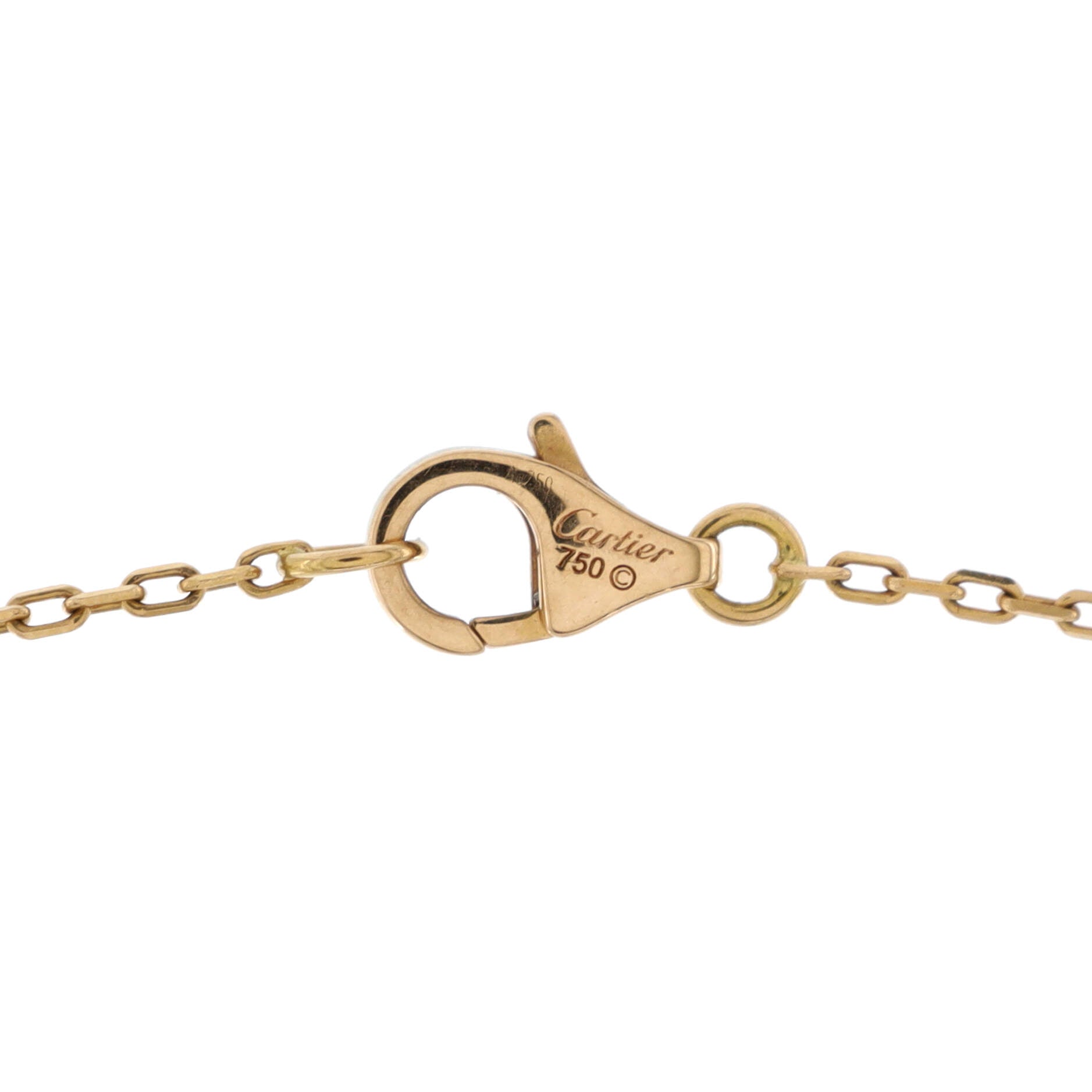 Trinity Heart Pendant Necklace 18K Tricolor Gold