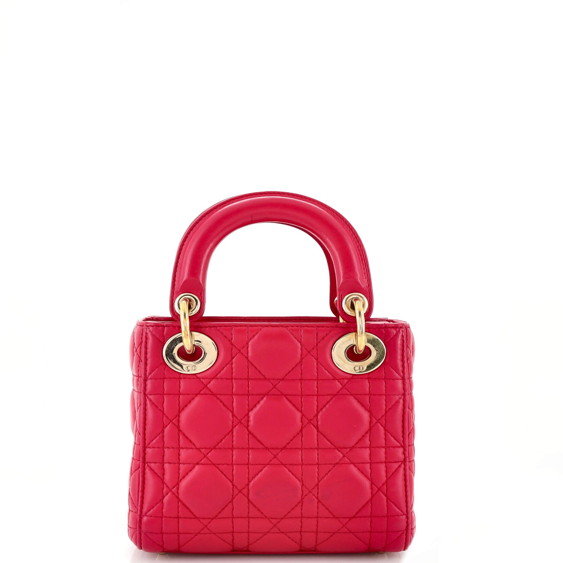 Lady Dior Bag Cannage Quilt Lambskin Mini