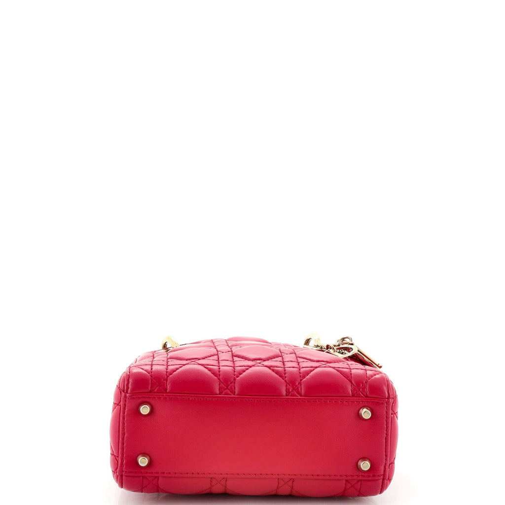 Lady Dior Bag Cannage Quilt Lambskin Mini