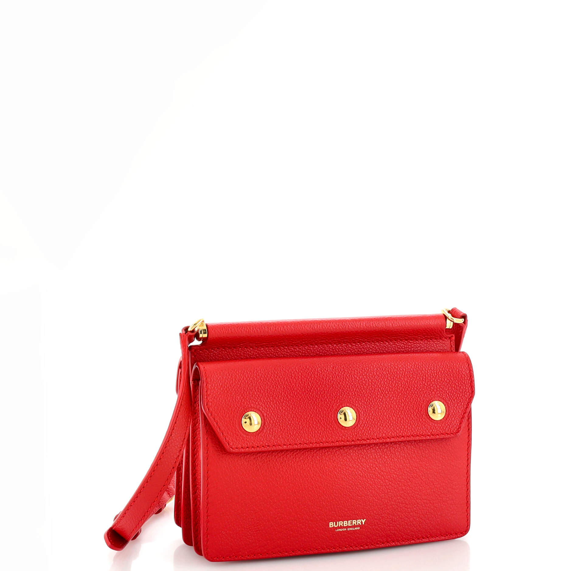 Title Pocket Crossbody Bag Leather Mini