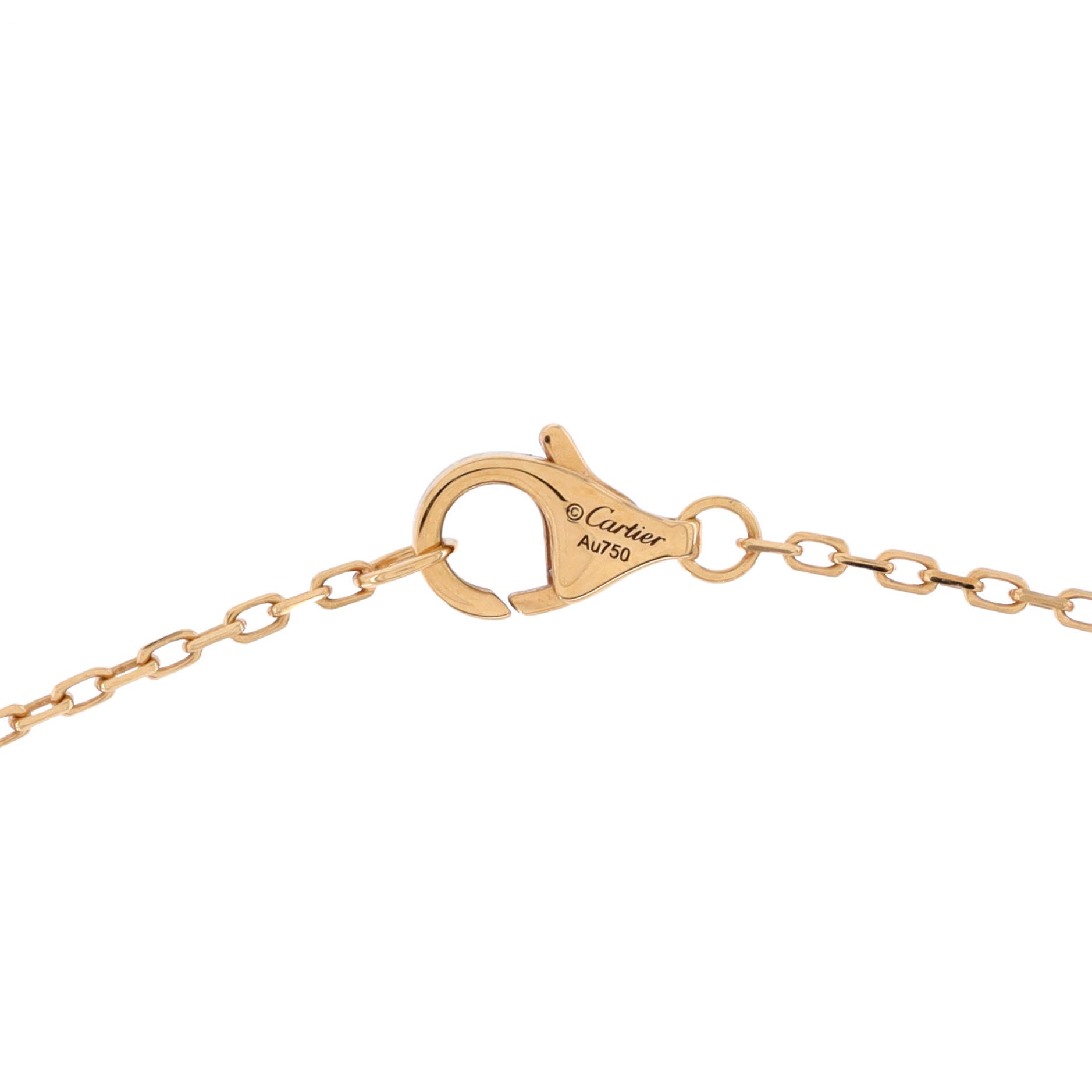Trinity Diamond Pendant Necklace 18K Tricolor Gold and Diamond