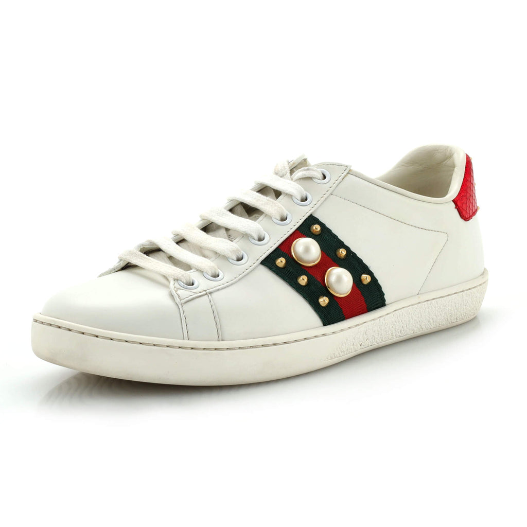 Ace Sneakers Embellished Leather