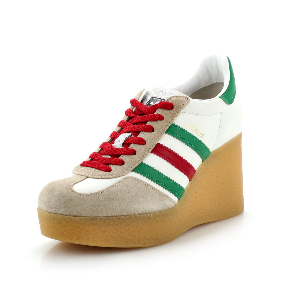 x Adidas Women's Gazelle Wedge Sneakers Leather with Rubber
