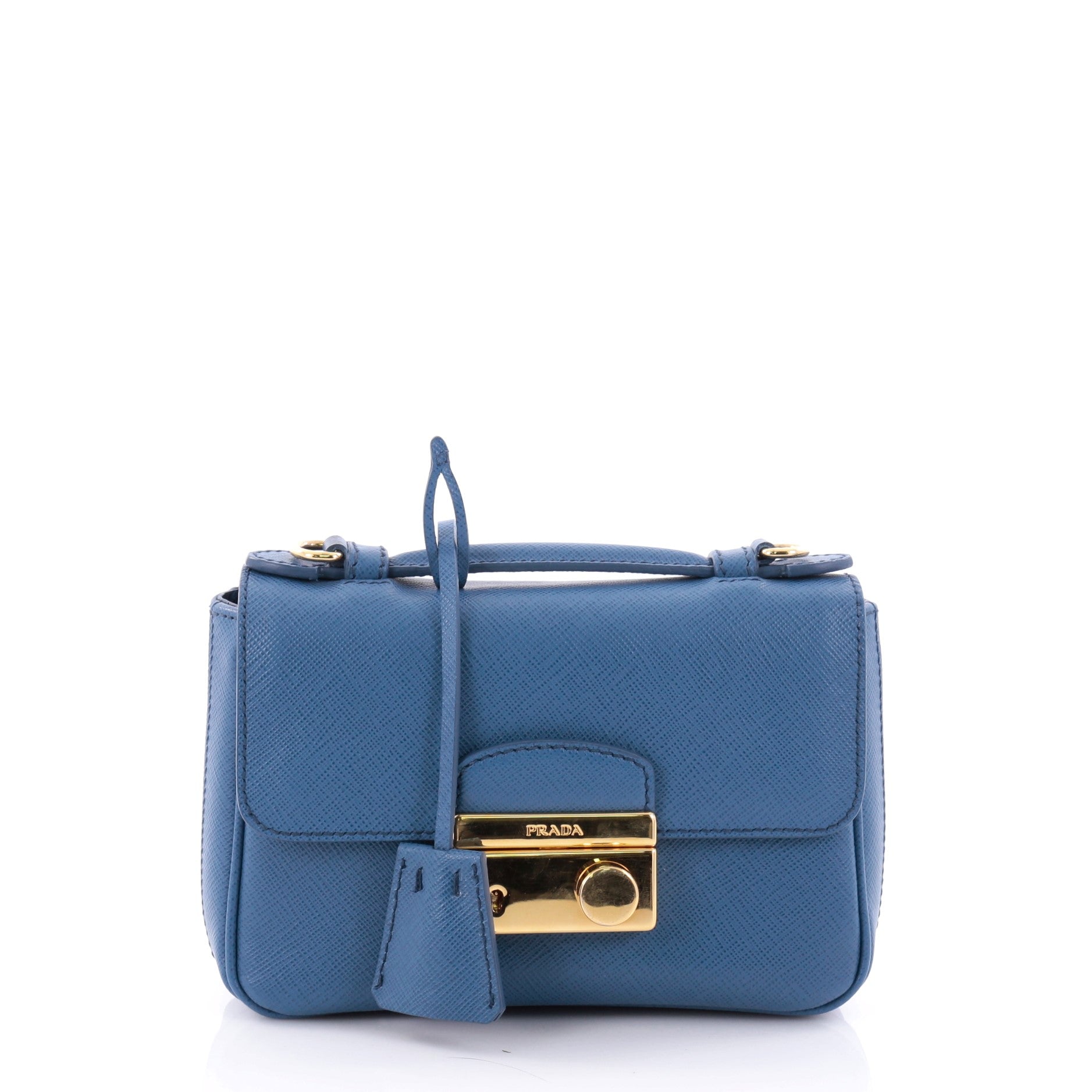Convertible Sound Bag Saffiano Leather Mini