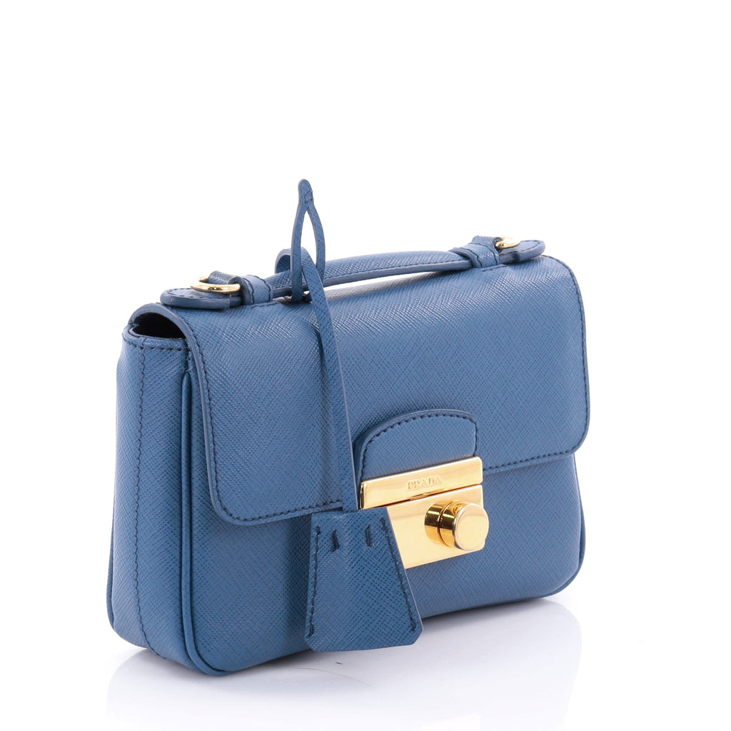 Convertible Sound Bag Saffiano Leather Mini