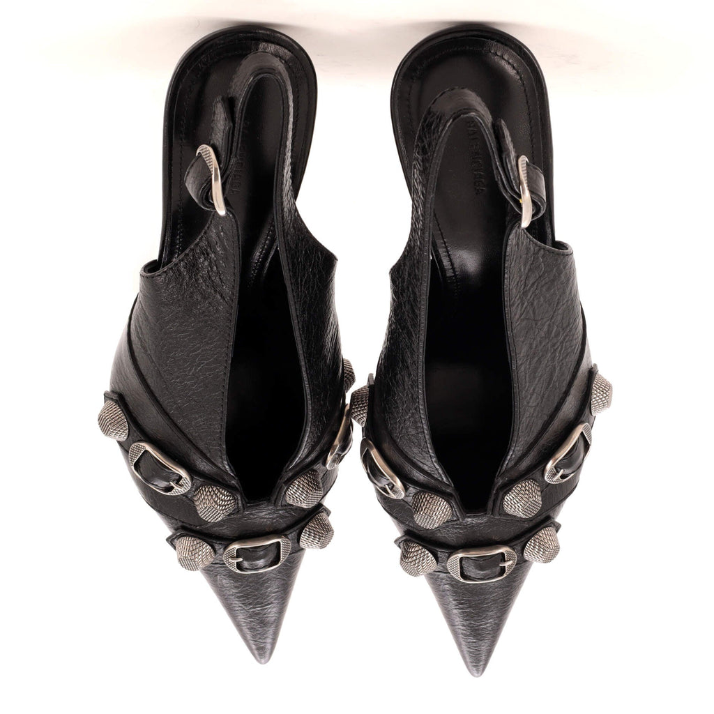 Women's Cagole Slingback Pumps Leather
