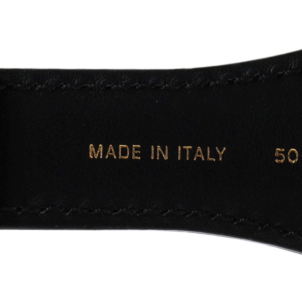 Logo Belt Embroidered Canvas Extra Wide 90
